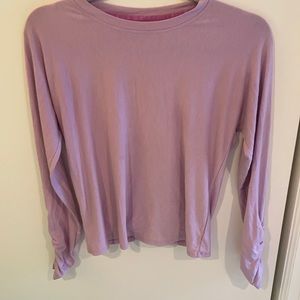 Purple Athleta girl long sleeve